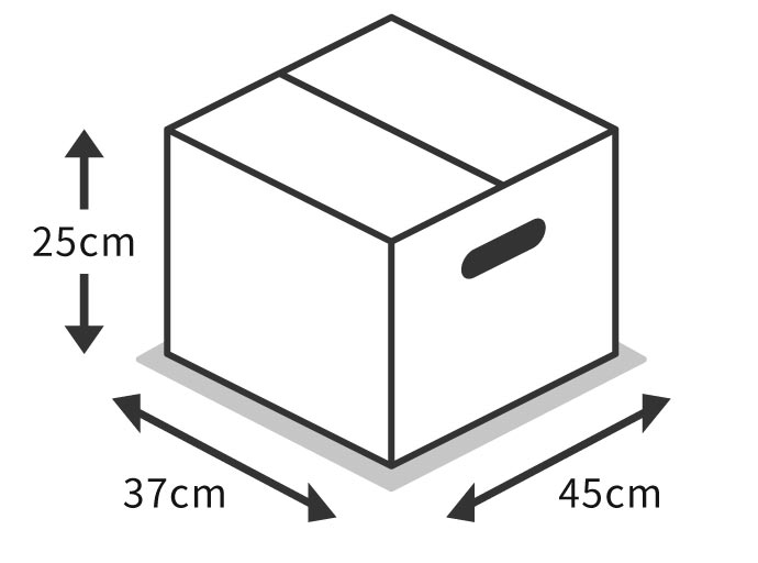 長さ37cm × 幅45cm × 深さ25cm