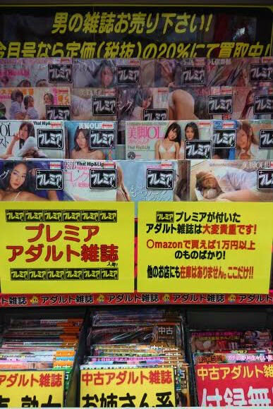 成人向け雑誌コーナー