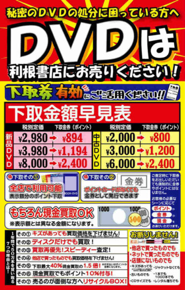 利根書店グループの下取りシステムのご案内