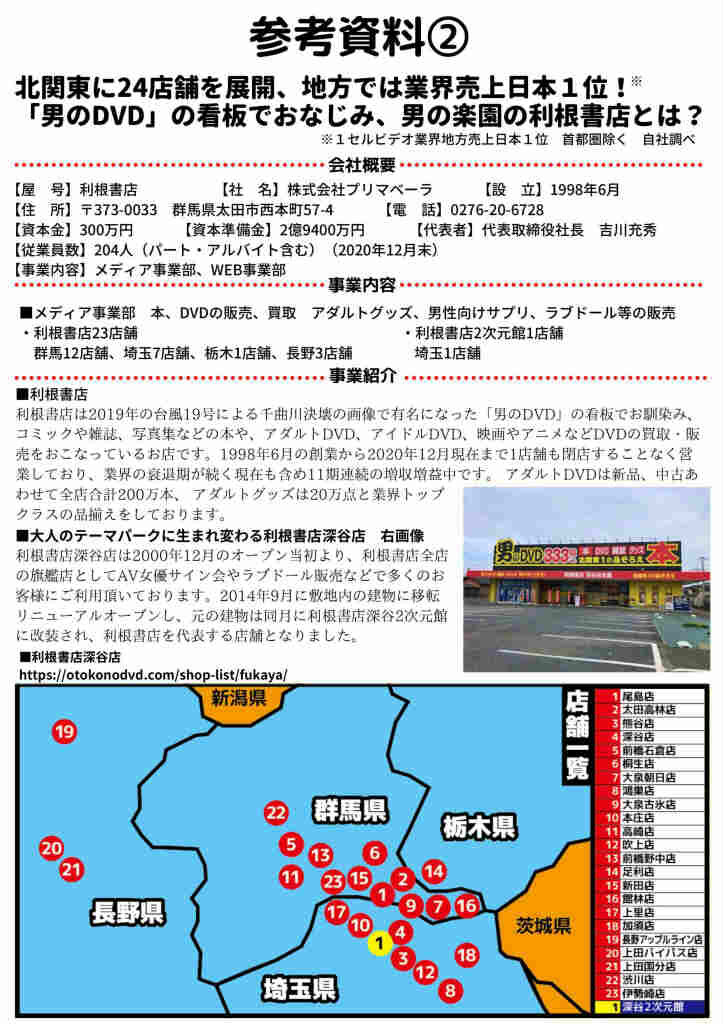 利根書店大人のテーマパークプレスリリース