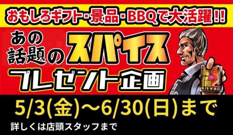 あの話題のスパイスを期間限定でプレゼント！